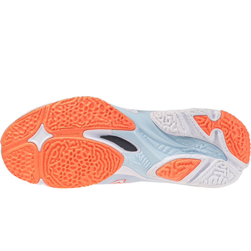 Mizuno zapatillas indoor mujer WAVE LIGHTNING ELITE MID(W) vista trasera