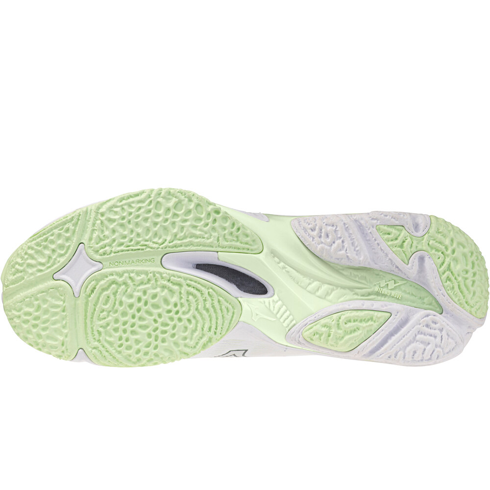 Mizuno zapatillas indoor mujer WAVE LIGHTNING ELITE MID(W) vista trasera