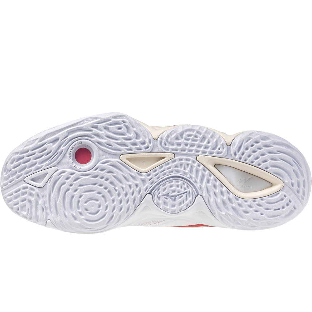 Mizuno zapatillas indoor mujer WAVE MOMENTUM ELITE MID vista trasera