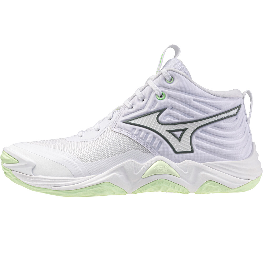 Mizuno zapatillas indoor mujer WAVE MOMENTUM ELITE MID(W) lateral exterior