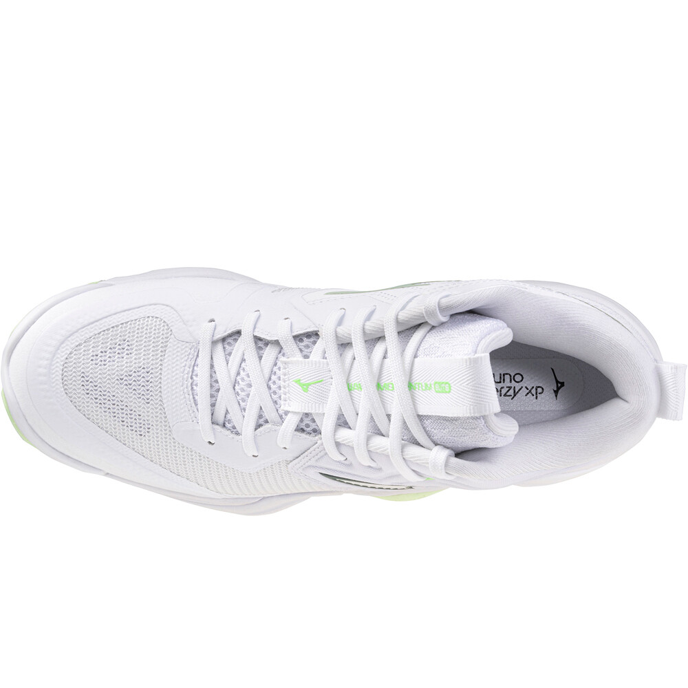 Mizuno zapatillas indoor mujer WAVE MOMENTUM ELITE MID(W) vista superior