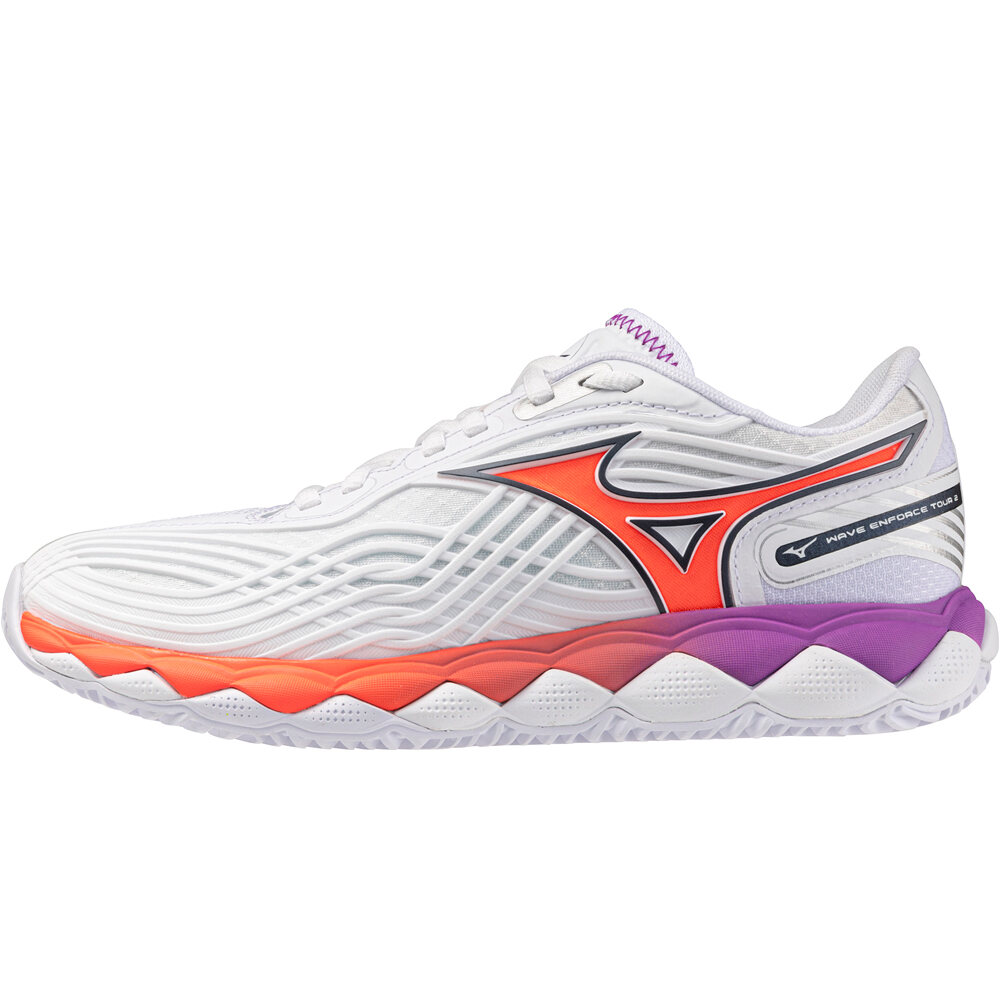 Mizuno Zapatillas Tenis Mujer WAVE ENFORCE TOUR 2 CC(W) lateral exterior