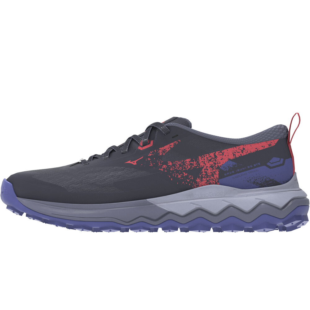 Mizuno zapatillas trail mujer WAVE IBUKI 5 GTX lateral exterior