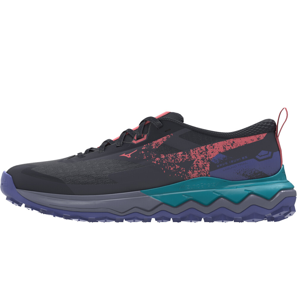 Mizuno zapatillas trail mujer WAVE IBUKI 5 lateral exterior