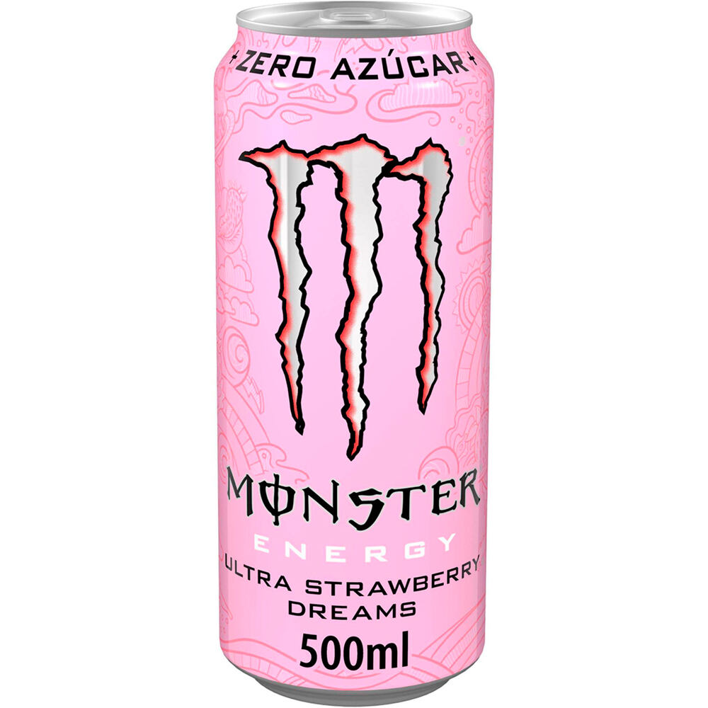 Monster Bebidas Energeticas Ultra Strawberry Dreams vista frontal