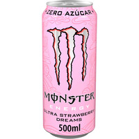 Monster Bebidas Energeticas Ultra Strawberry Dreams vista frontal