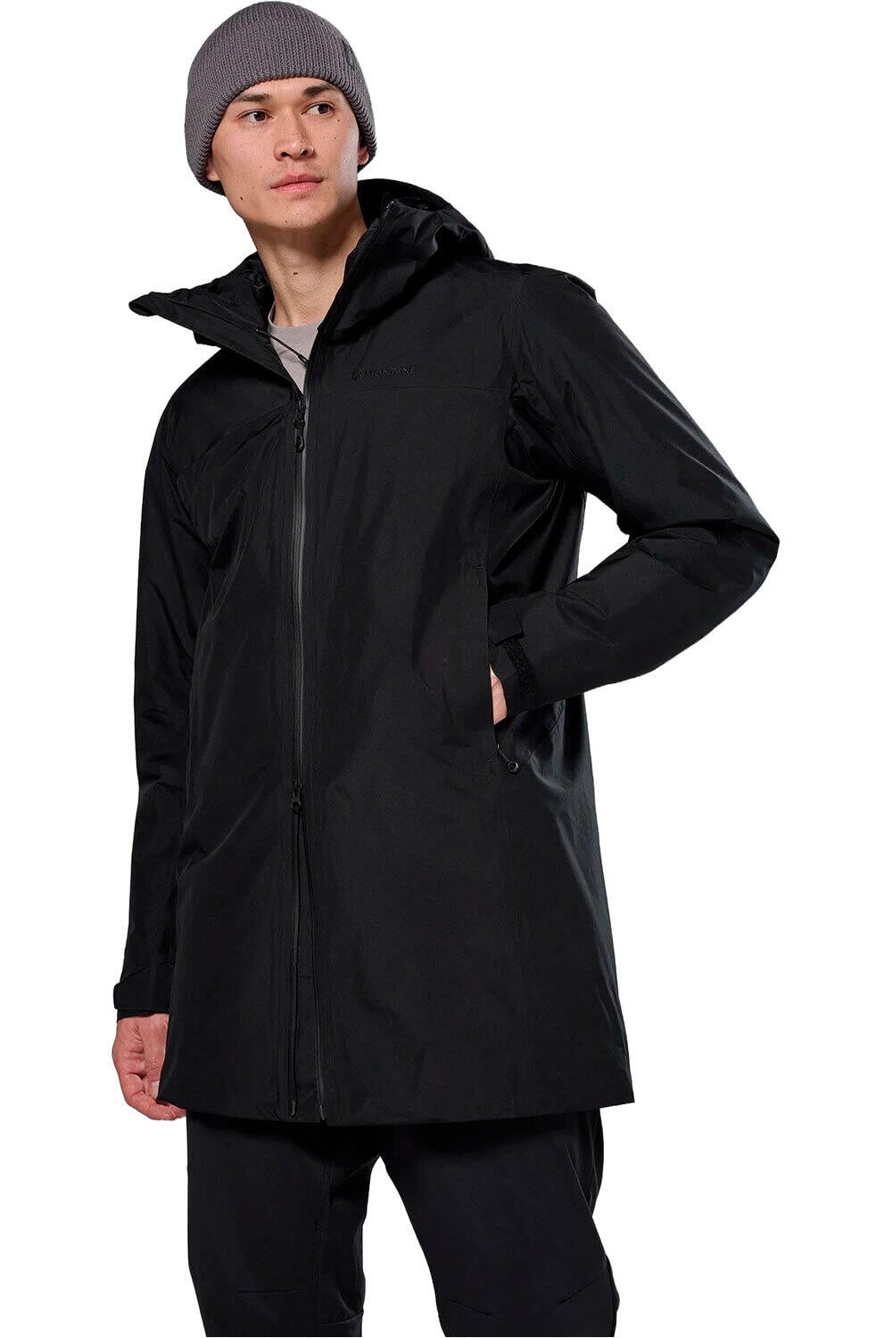 Montane chaqueta impermeable insulada hombre SPIRIT LONG INS JKT vista frontal