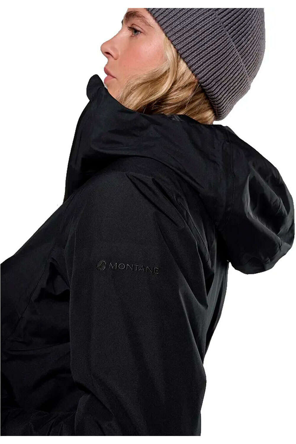 Montane chaqueta impermeable insulada mujer F SPIRIT LONG INS JKT vista detalle
