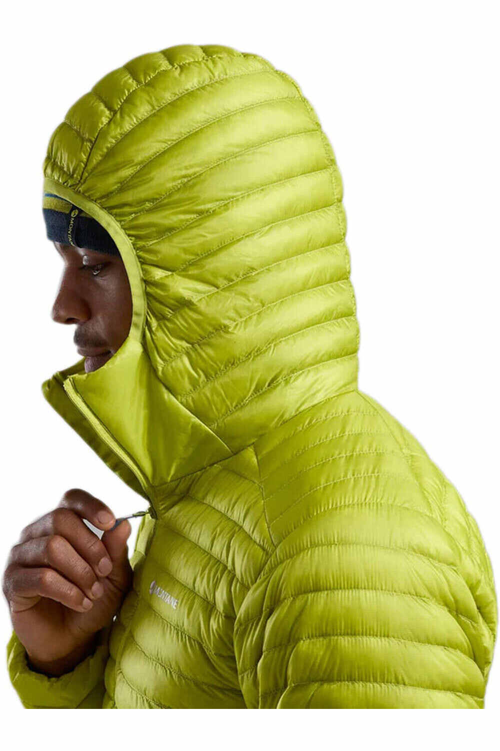 Montane chaqueta outdoor hombre MEN'S ALPINE 850 NANO HOODIE vista detalle