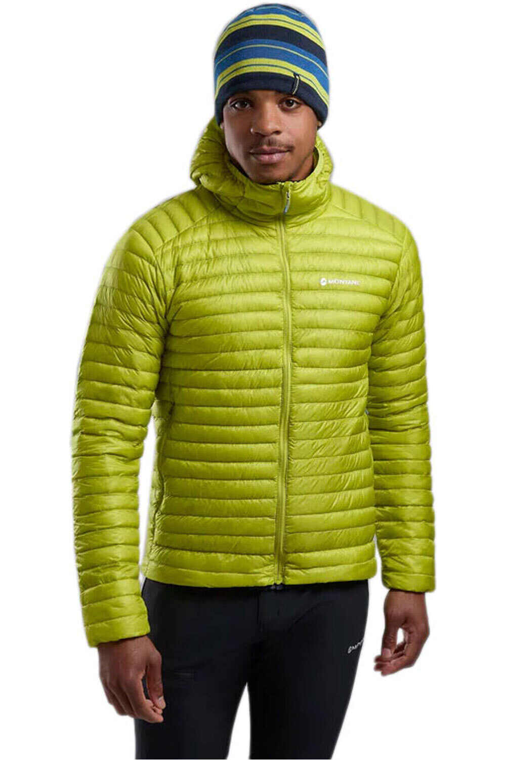 Montane chaqueta outdoor hombre MEN'S ALPINE 850 NANO HOODIE vista frontal