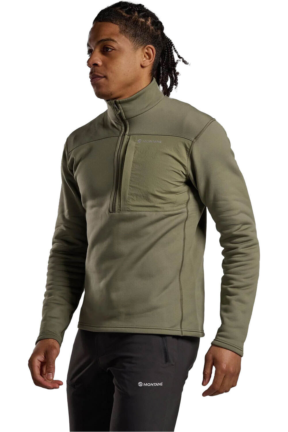 Montane forro polar hombre FURY XT PULL ON vista frontal