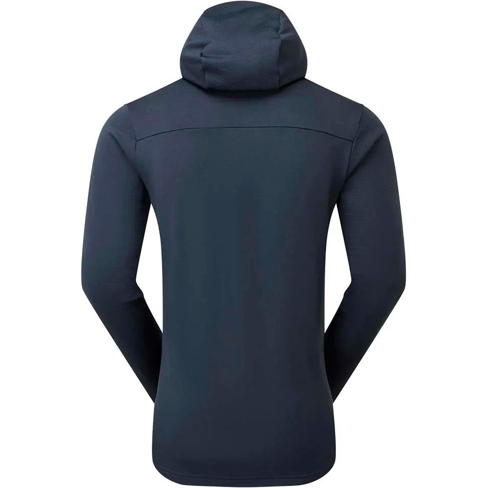 Montane forro polar hombre PROTIUM HOODIE vista trasera