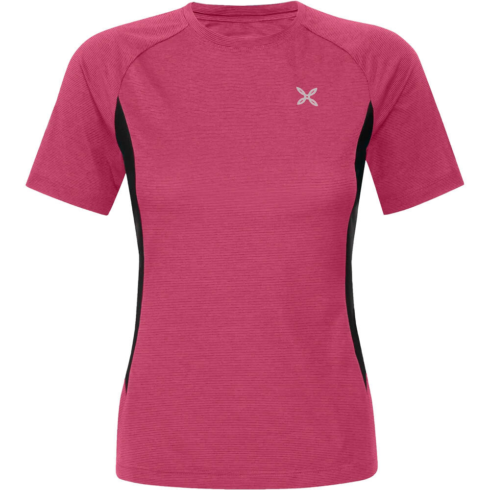 Montura camiseta montaña manga corta mujer RISE T-SHIRT WOMAN vista frontal