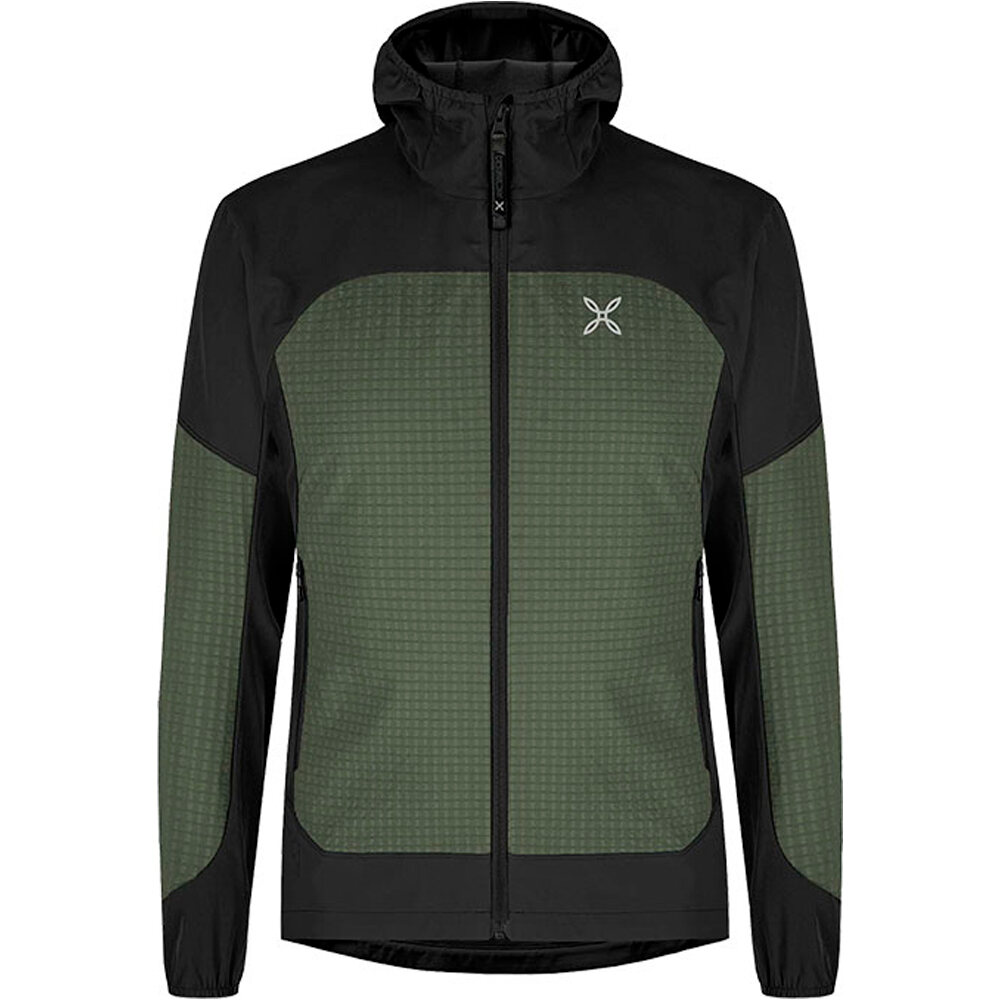 Montura chaqueta impermeable hombre SEED HOODED JACKET vista frontal