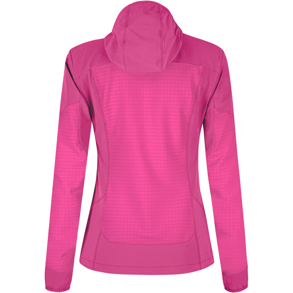 Montura chaqueta impermeable mujer SEED HOODED JACKET WOMAN vista trasera