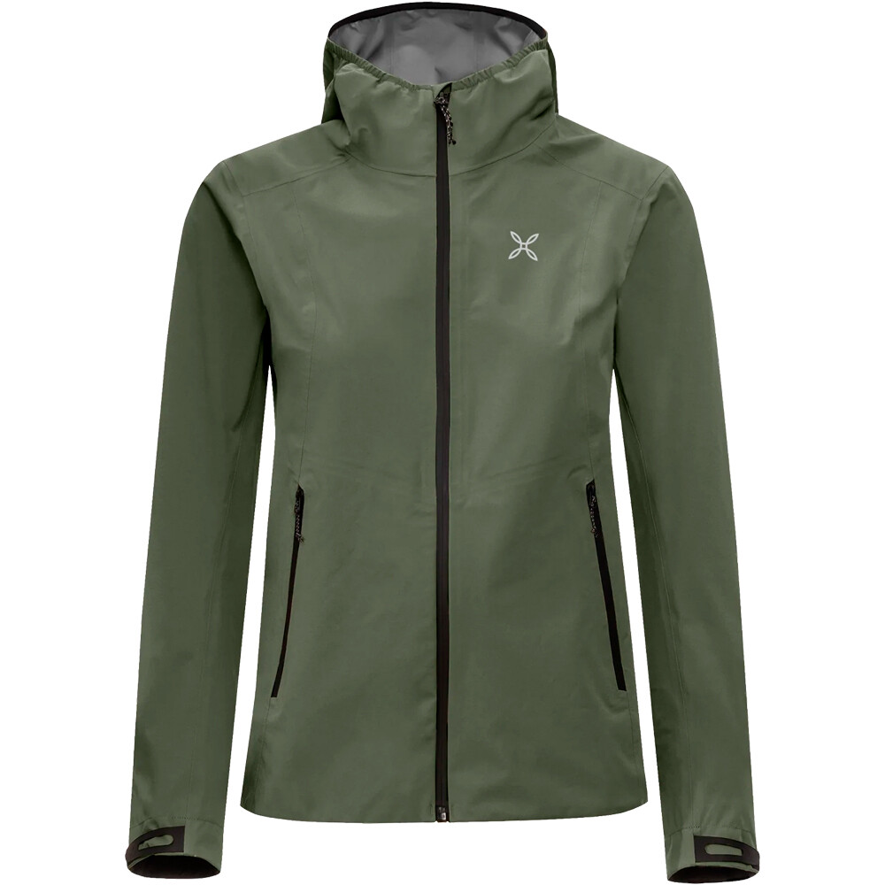 Montura chaqueta impermeable mujer SHELTER JACKET WOMAN vista frontal