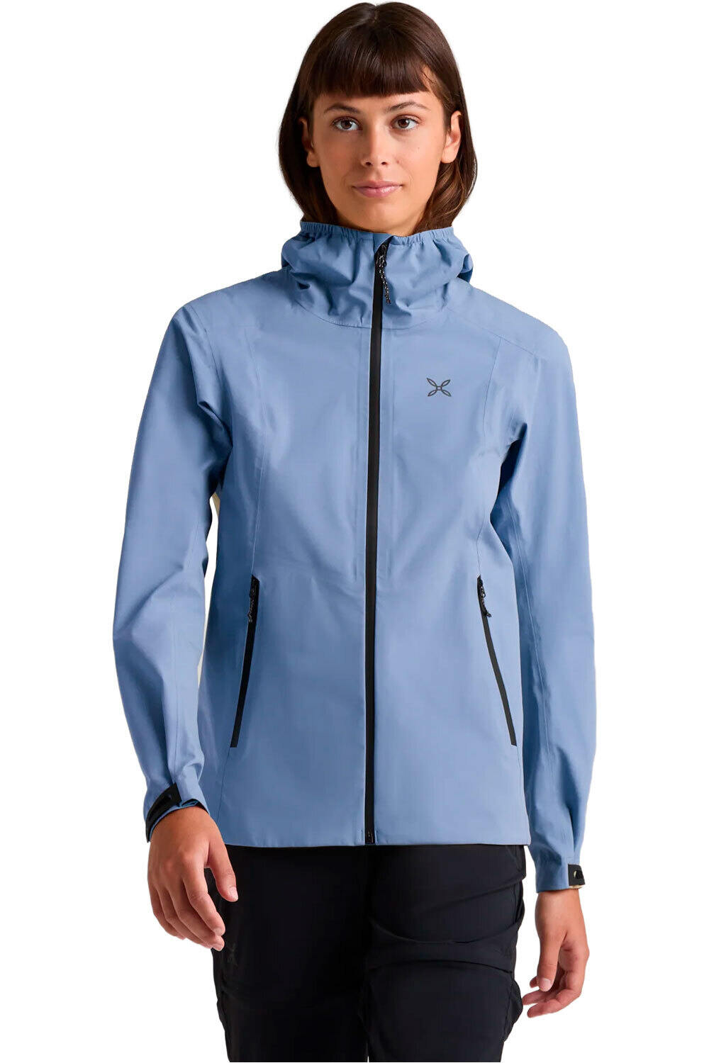 Montura chaqueta impermeable mujer SHELTER JACKET WOMAN vista frontal
