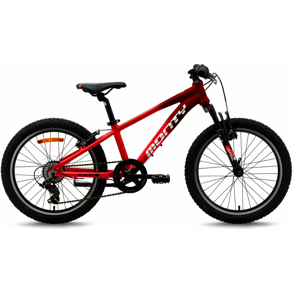 Monty bicicleta niño KIDS KX5 20 6V SUS V-BRAKES vista frontal