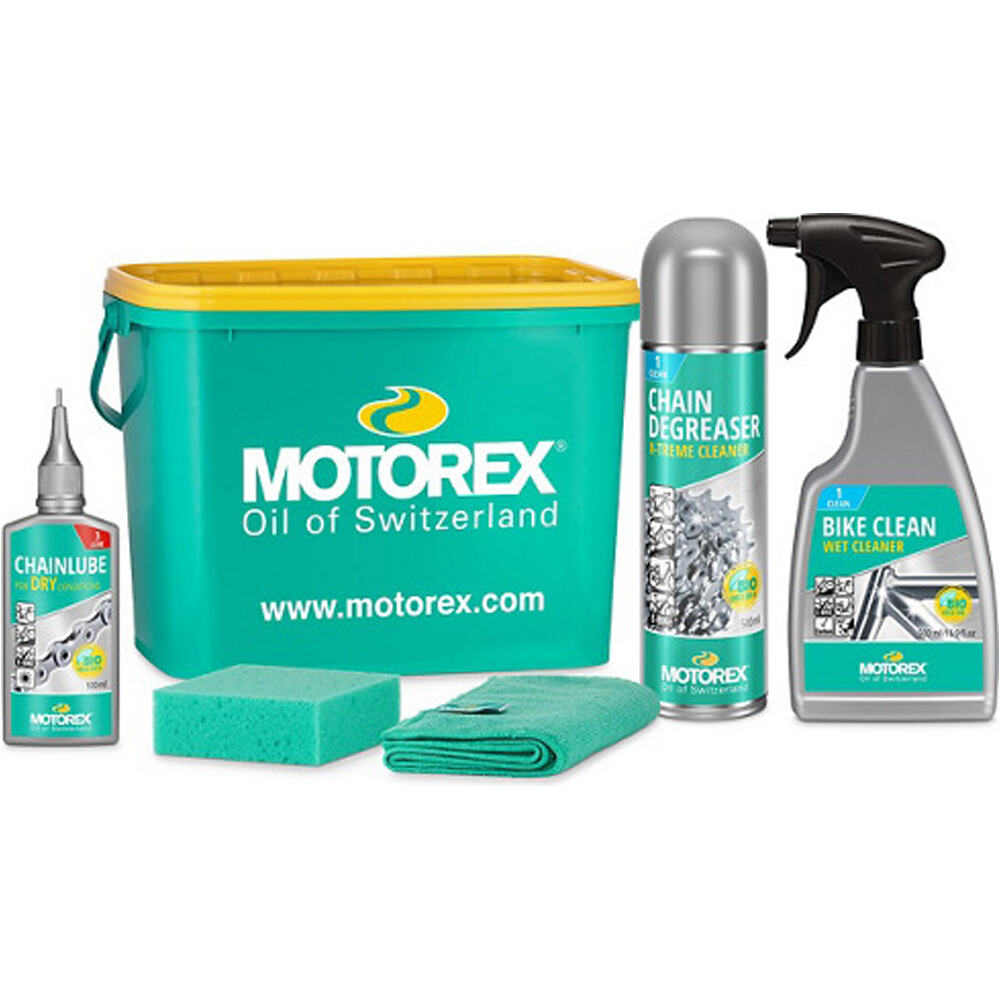 Motorex abrillantador y desengrasante bicicleta Motorex Bike Cleaning Kit vista frontal