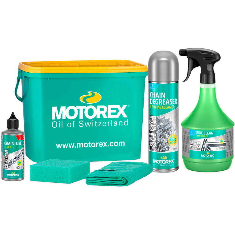 Motorex abrillantador y desengrasante bicicleta Motorex BikeCleaning Kit vista frontal