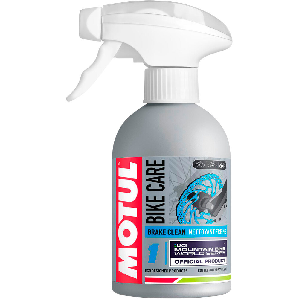 Motul abrillantador y desengrasante bicicleta MOTUL BRAKE CLEAN  Off-Road 300ML vista frontal