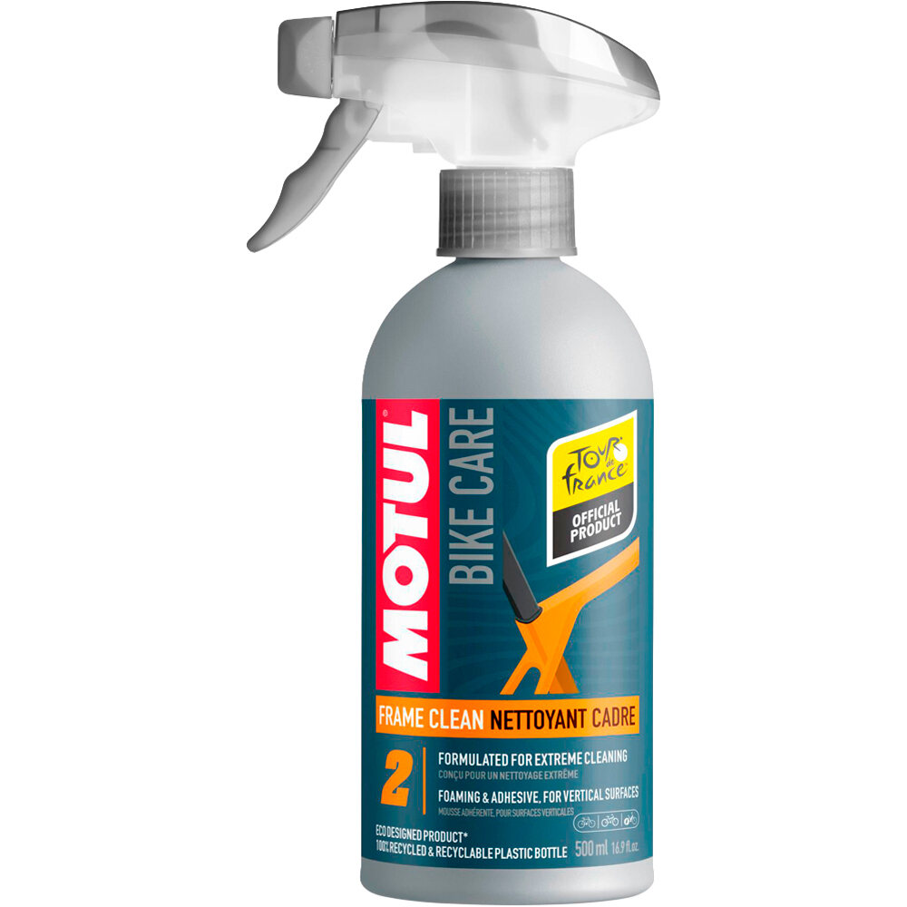 Motul abrillantador y desengrasante bicicleta MOTUL FRAME CLEAN 500ML vista frontal