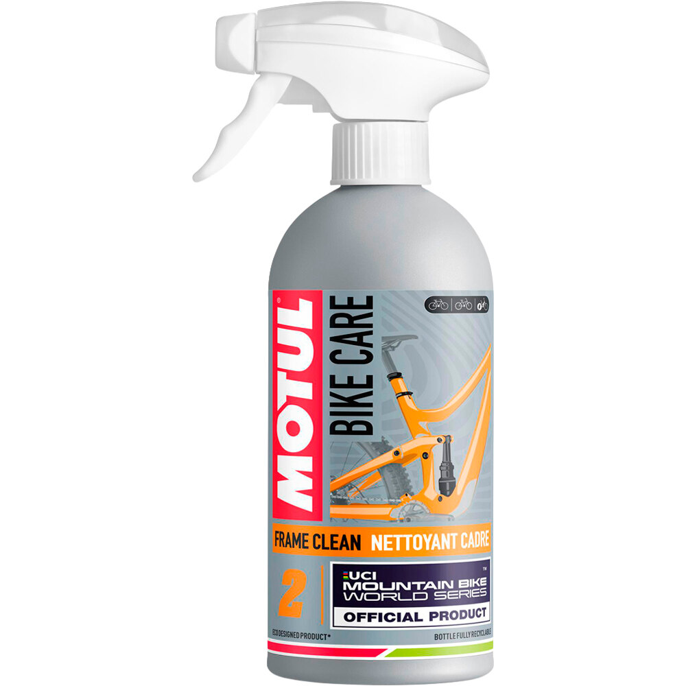 Motul abrillantador y desengrasante bicicleta MOTUL FRAME CLEAN  Off-Road 500ML vista frontal