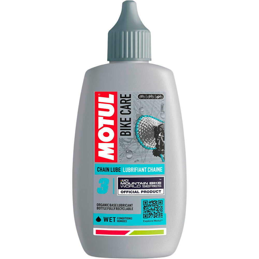 Motul aceites y lubricante bicicleta MOTUL CHAIN LUBEWET  Off-Road 100ML vista frontal