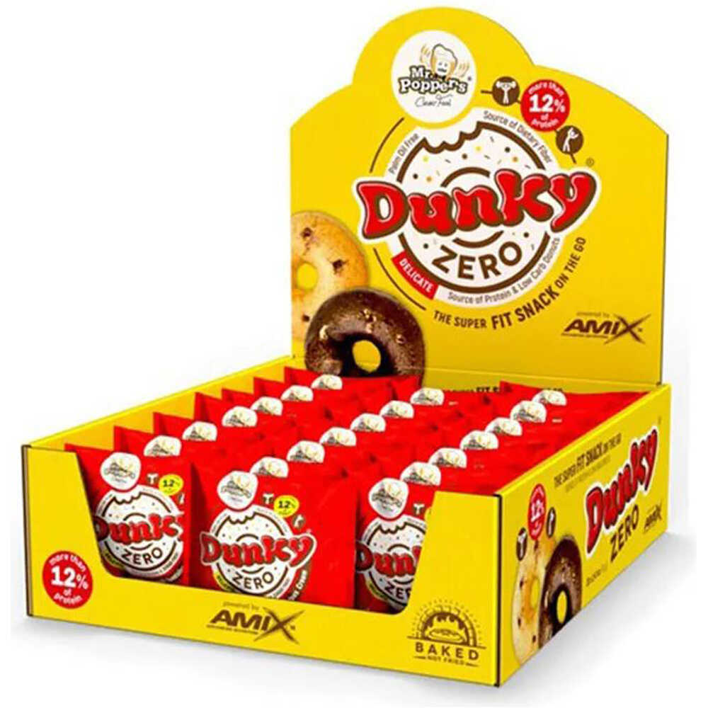 Mr. Poppers Cookies DUNKY ZERO 20*70GR Black Cookie-Crema de vista frontal