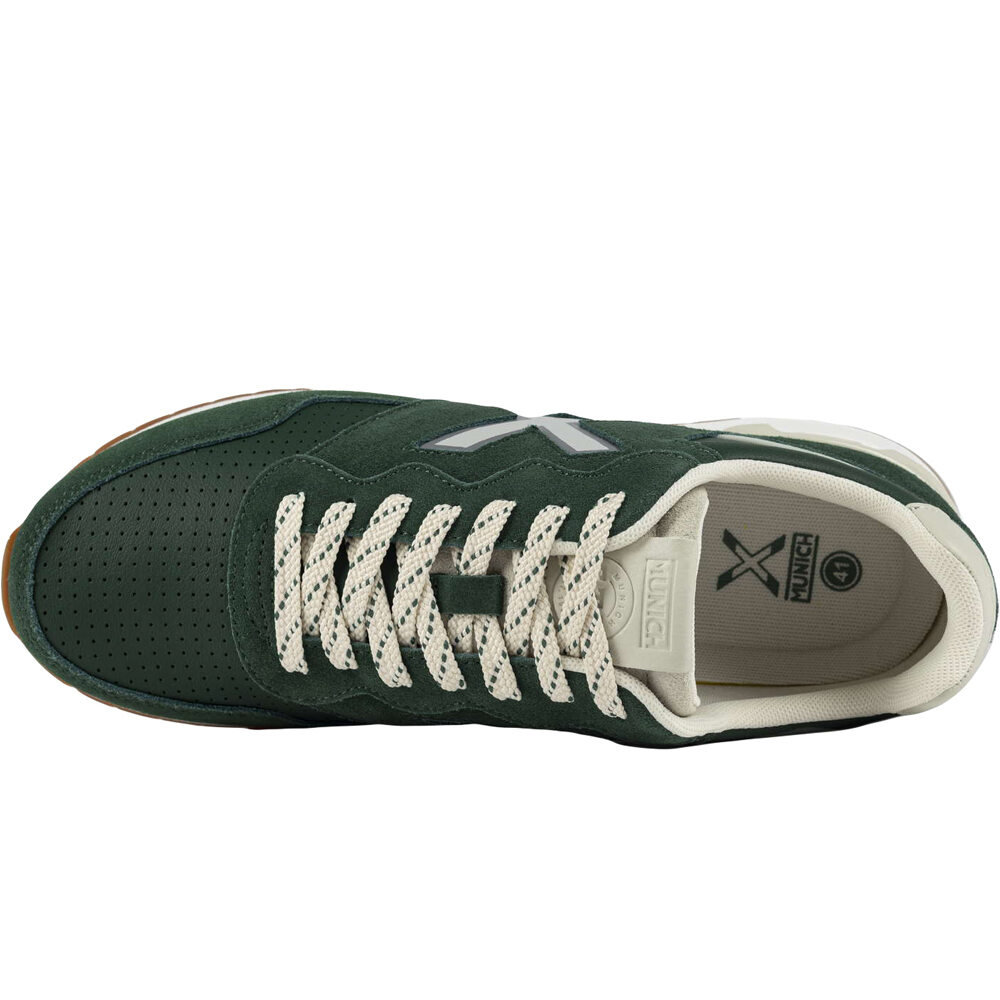 Munich Sneakers Uomo Dash Premium 255 – Colore Verde, Materiale Poliestere