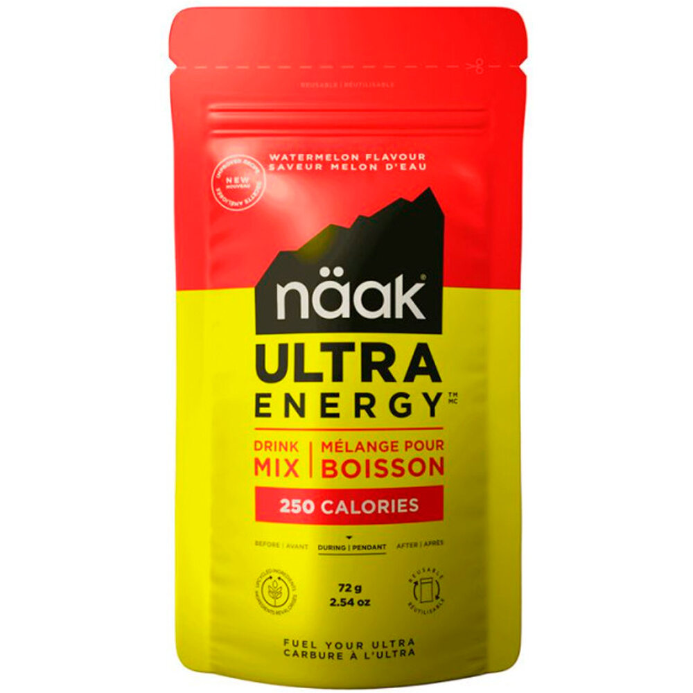 Näak Bebidas Energeticas Watermelon - Ultra Energy Drink Mix (6 vista frontal