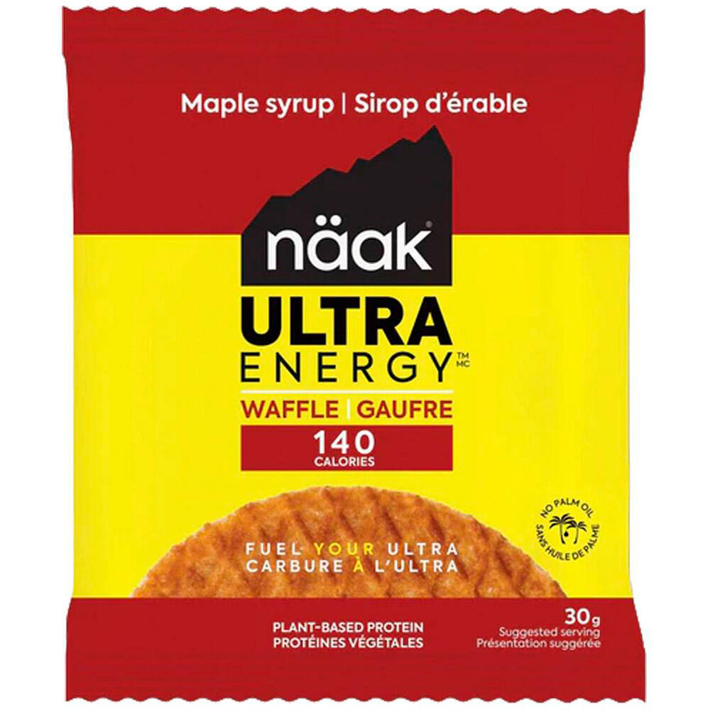 Näak Cookies Maple Syrup - Ultra Energy Waffles (12 vista frontal