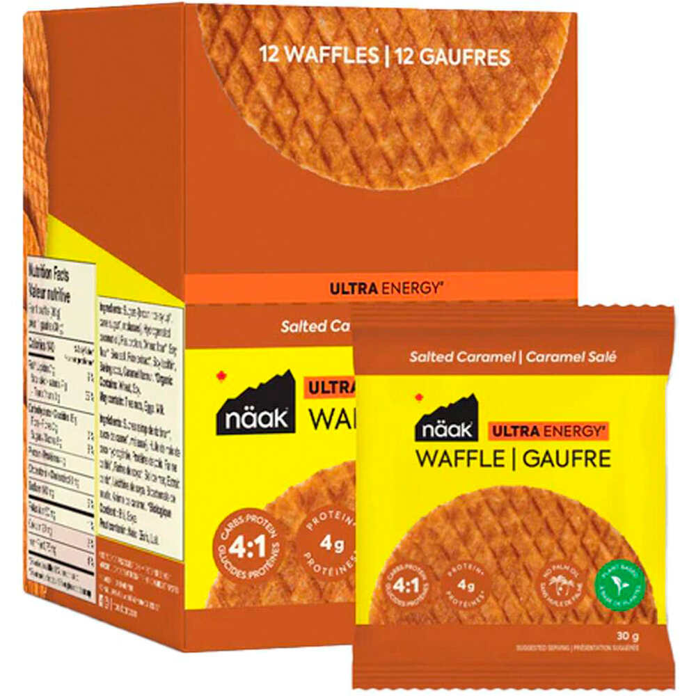 Näak Cookies Salted Caramel - Ultra Energy Waffles ( 01