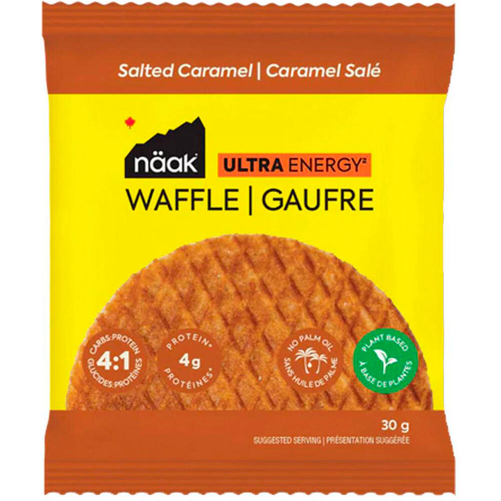 Näak Cookies Salted Caramel - Ultra Energy Waffles ( vista frontal
