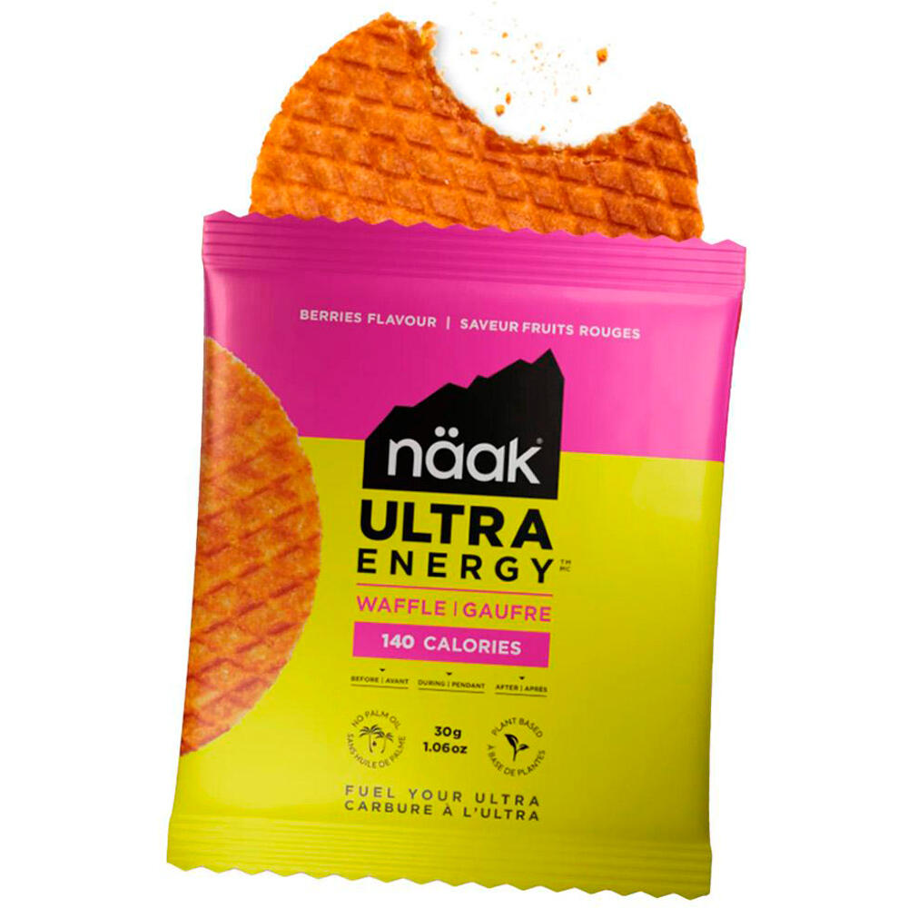 Näak Cookies Ultra Energy Waffle  Berries (12 x 30g) 01