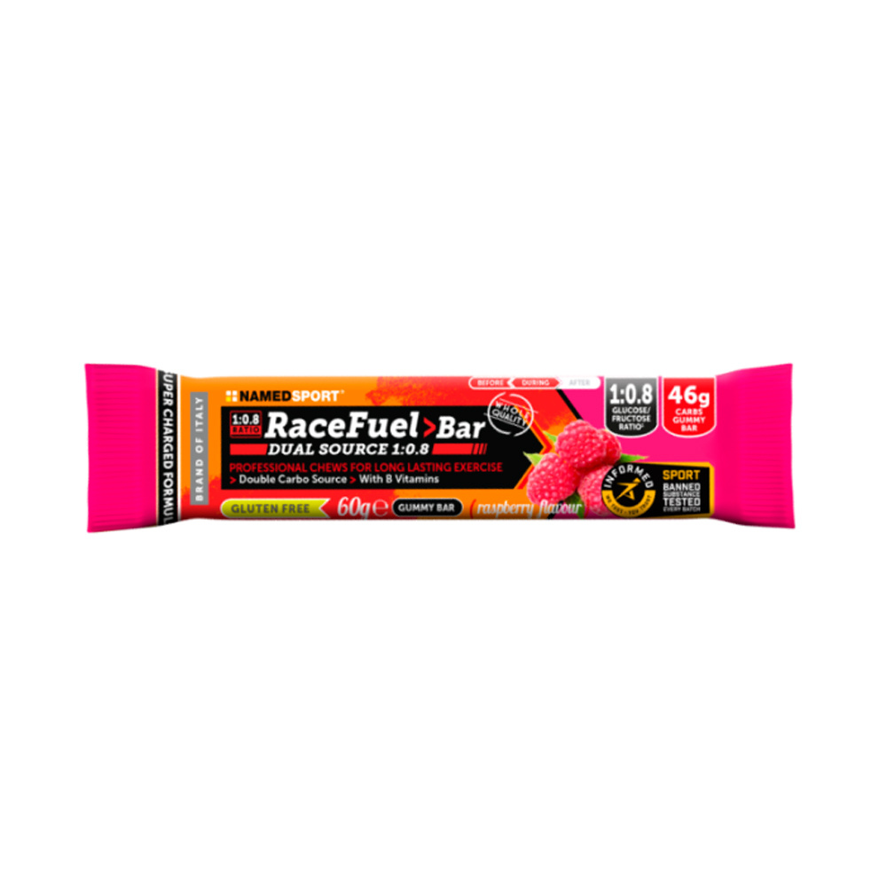 Named barritas energéticas CAJA Barra Named Race Fuel Raspberry 20x60g 01