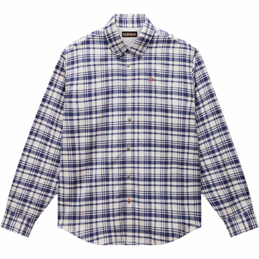 Napapijri camisa manga larga hombre G-TREKKING 3 vista detalle