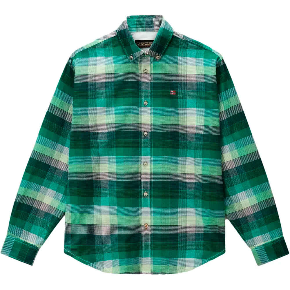 Napapijri camisa manga larga hombre G-TREKKING 3 vista detalle
