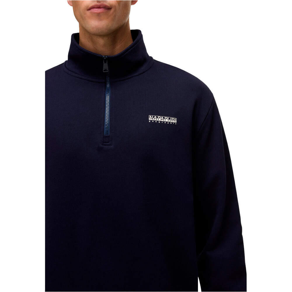 Napapijri sudadera hombre B-SMALL BOX HZ vista detalle