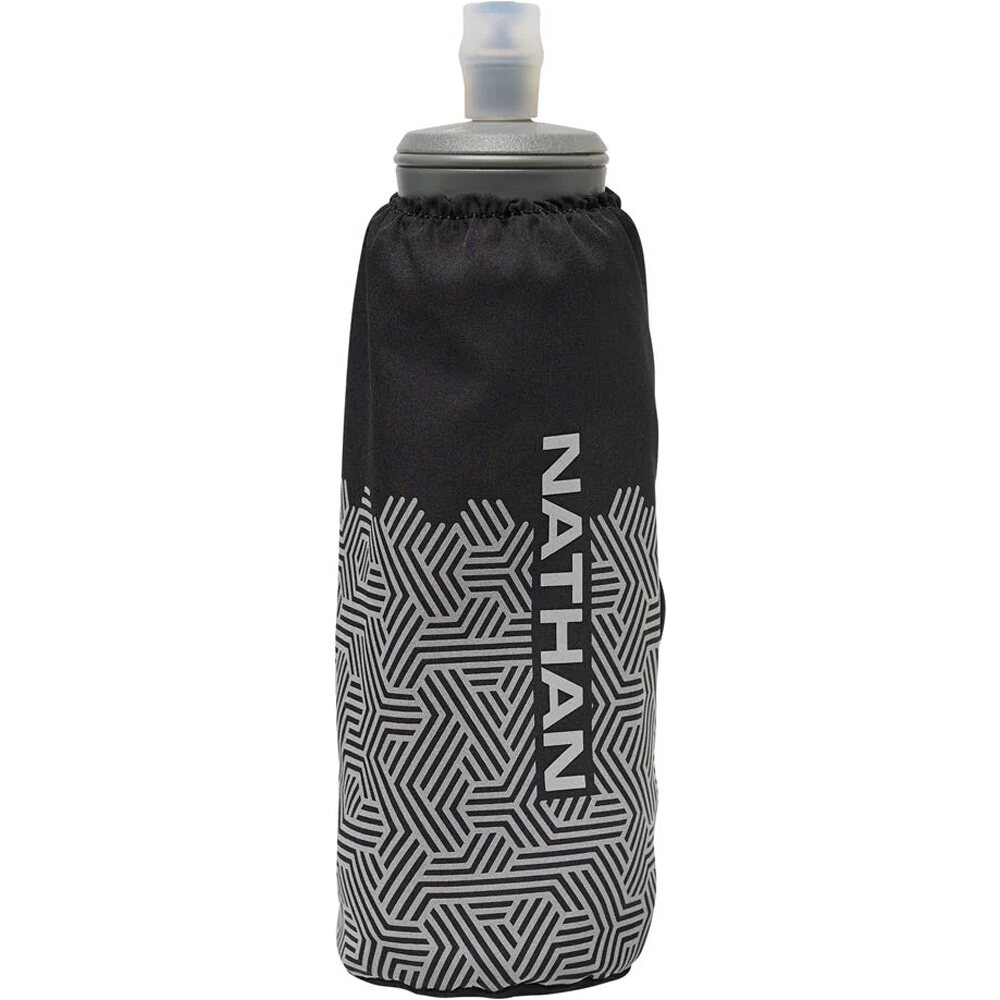 Nathan varios running Hypernight Pinnacle 14 oz Soft Flask vista frontal