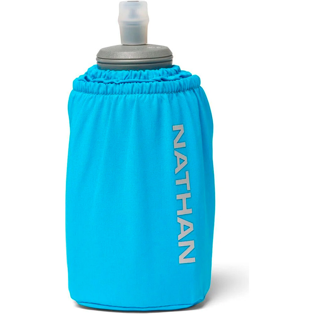Nathan varios running Pinnacle 18oz Soft Flask vista frontal