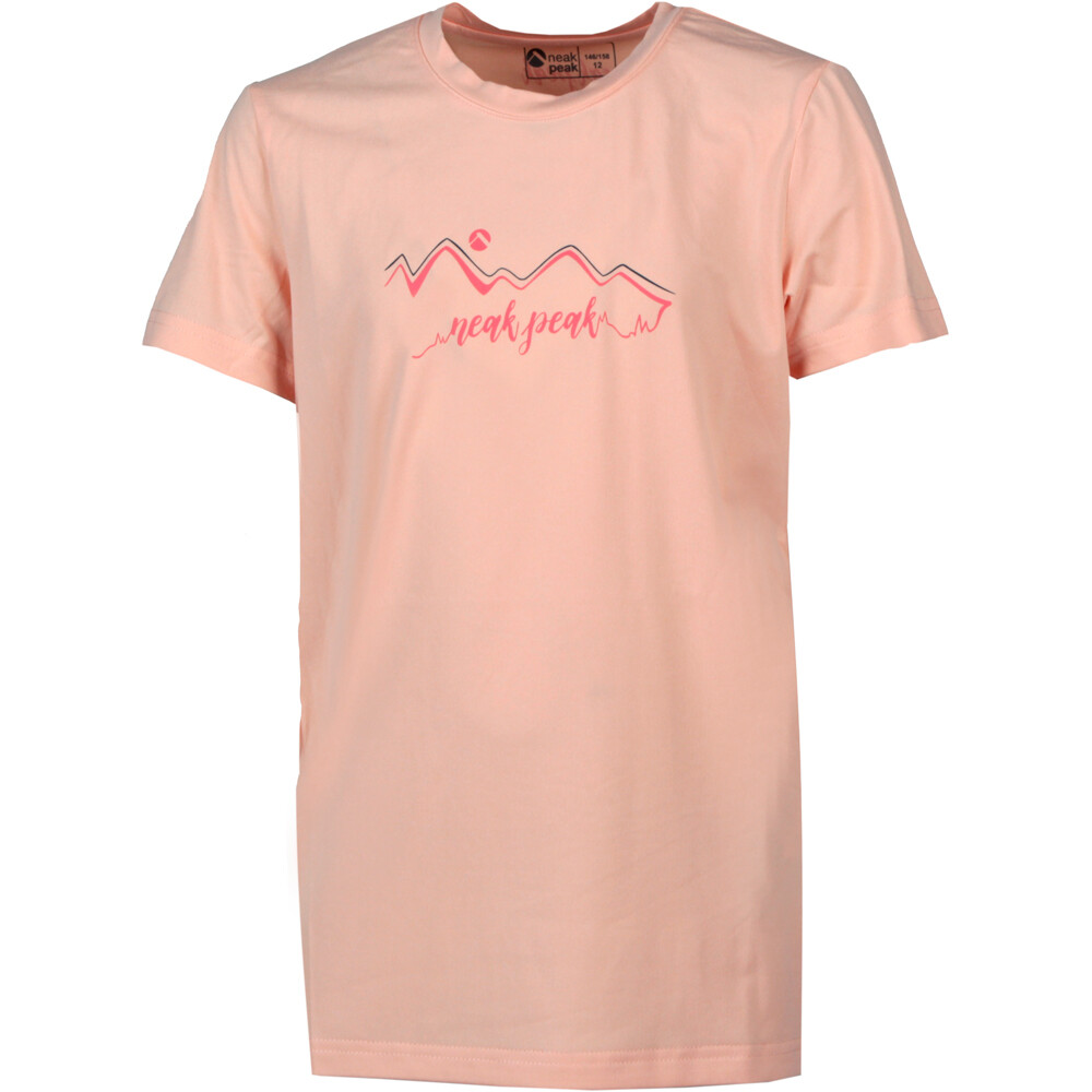 Neak Peak camiseta montaña manga corta niño ALMOSE GSF vista frontal
