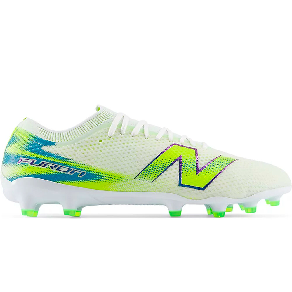 New Balance botas de futbol cesped artificial Furon Pro MG V9 lateral exterior