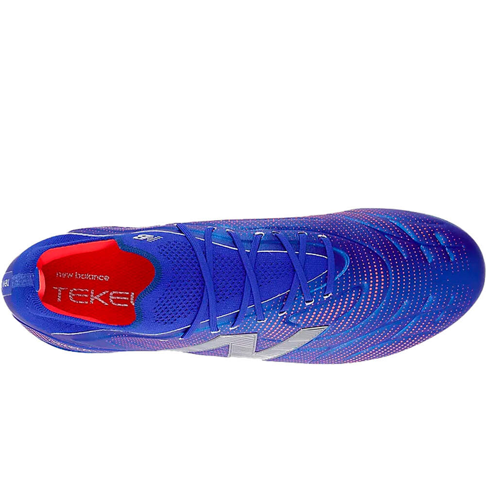 New Balance botas de futbol cesped artificial TEKELA ELITE LOW LACED SG V5 vista superior