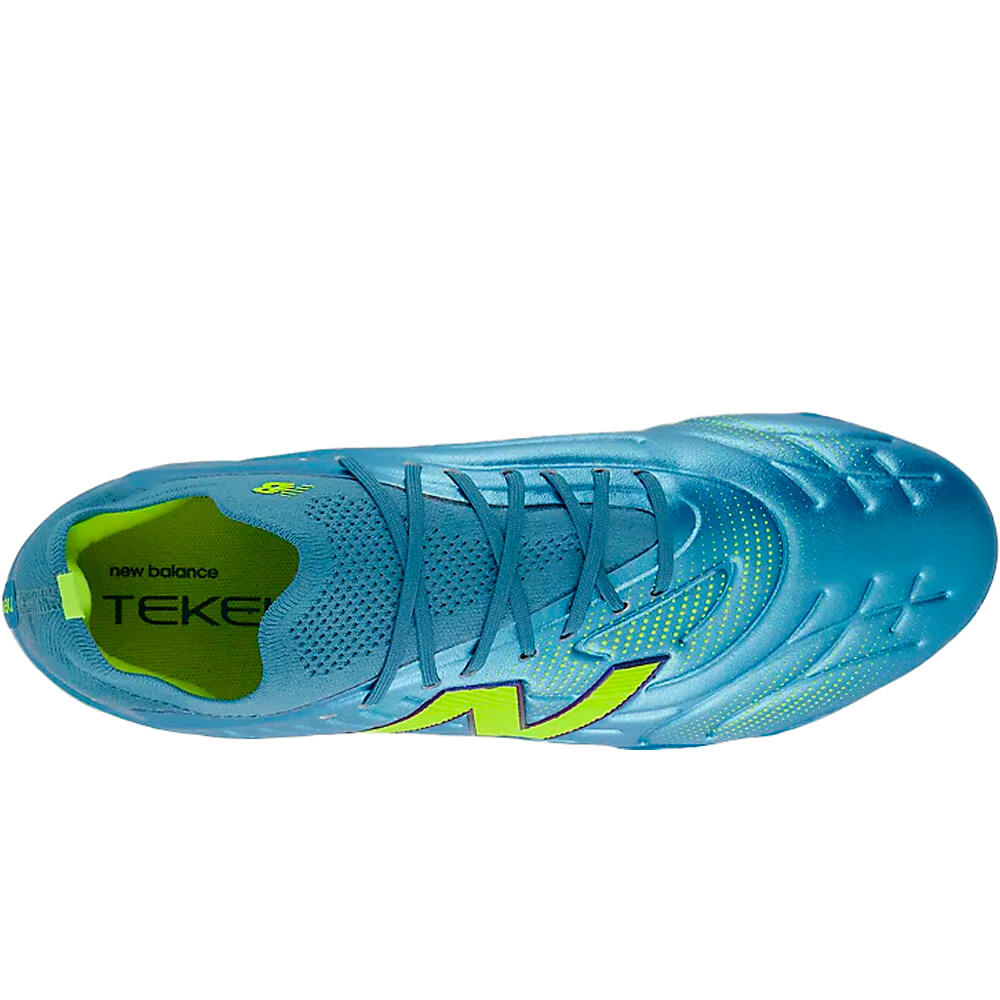 New Balance botas de futbol cesped artificial Tekela Pro Low Laced FG V5 vista superior