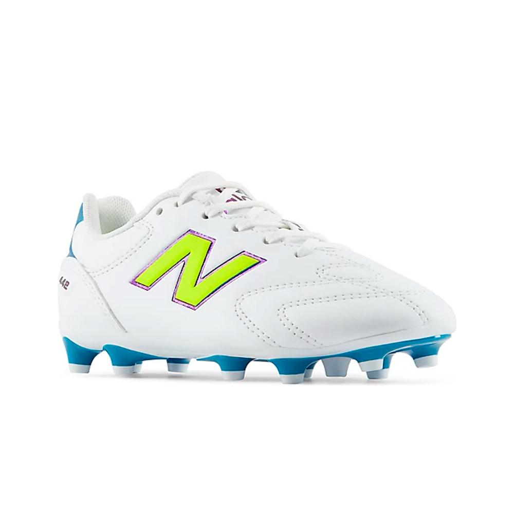 New Balance botas de futbol niño cesped artificial 442 Team Jnr FG V3 lateral interior
