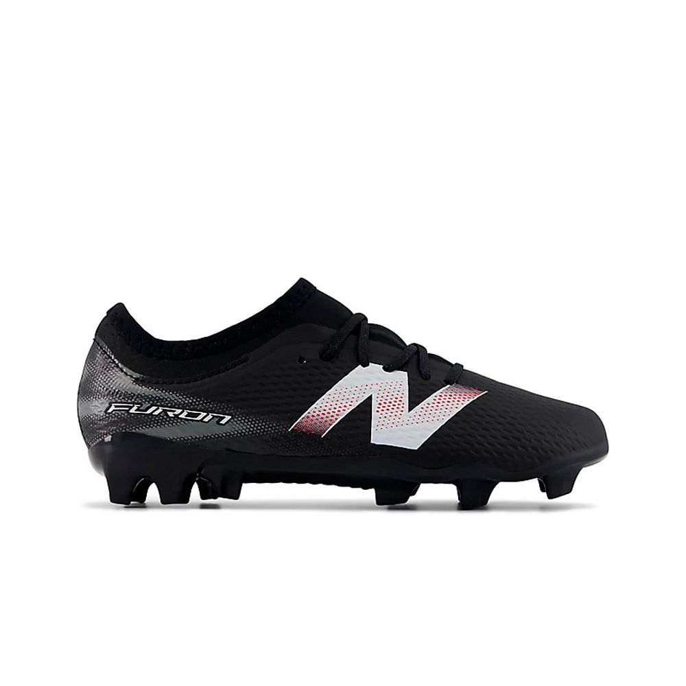 New Balance botas de futbol niño cesped artificial Furon Team Jnr FG V9 lateral exterior