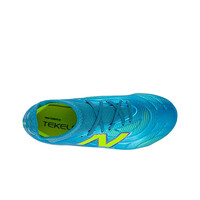 New Balance botas de futbol niño cesped artificial Tekela Team Low Laced Jnr FG V5 vista superior