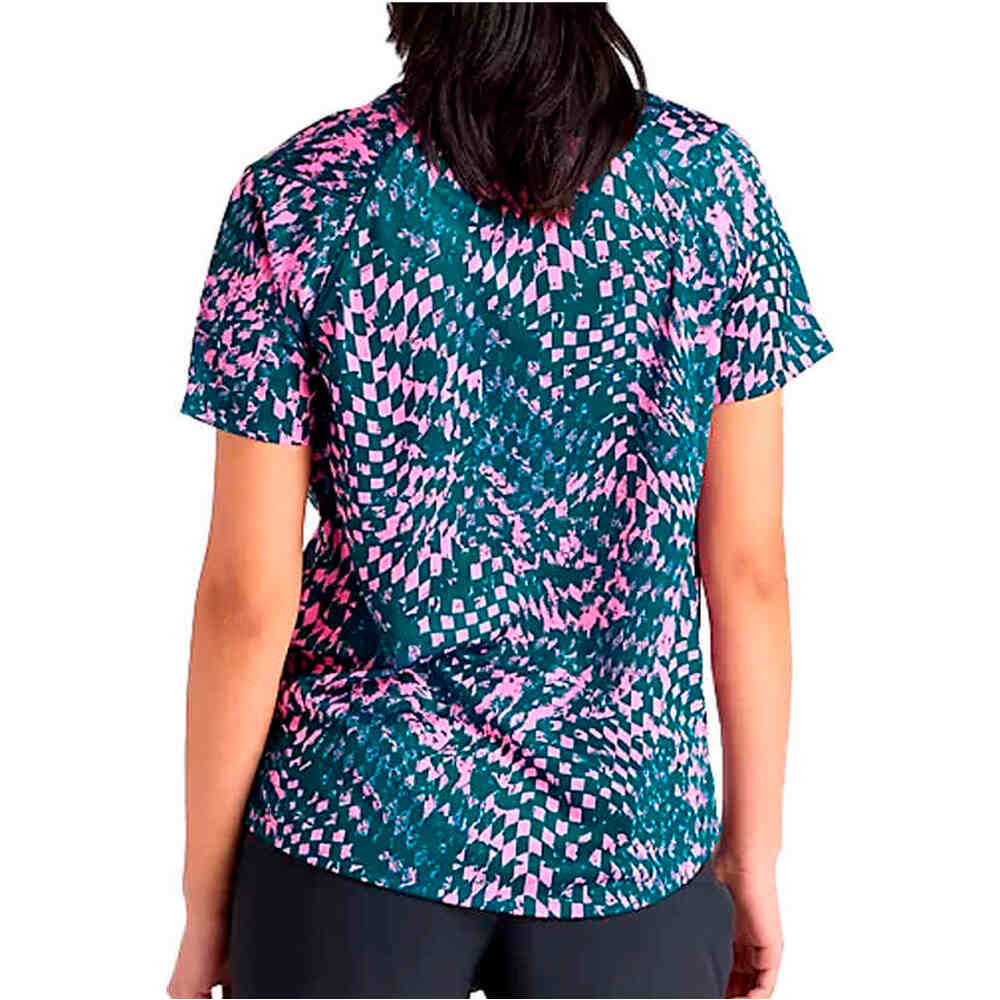 New Balance camiseta entrenamiento manga corta mujer London Edition Athletics Printed T-Shirt vista trasera
