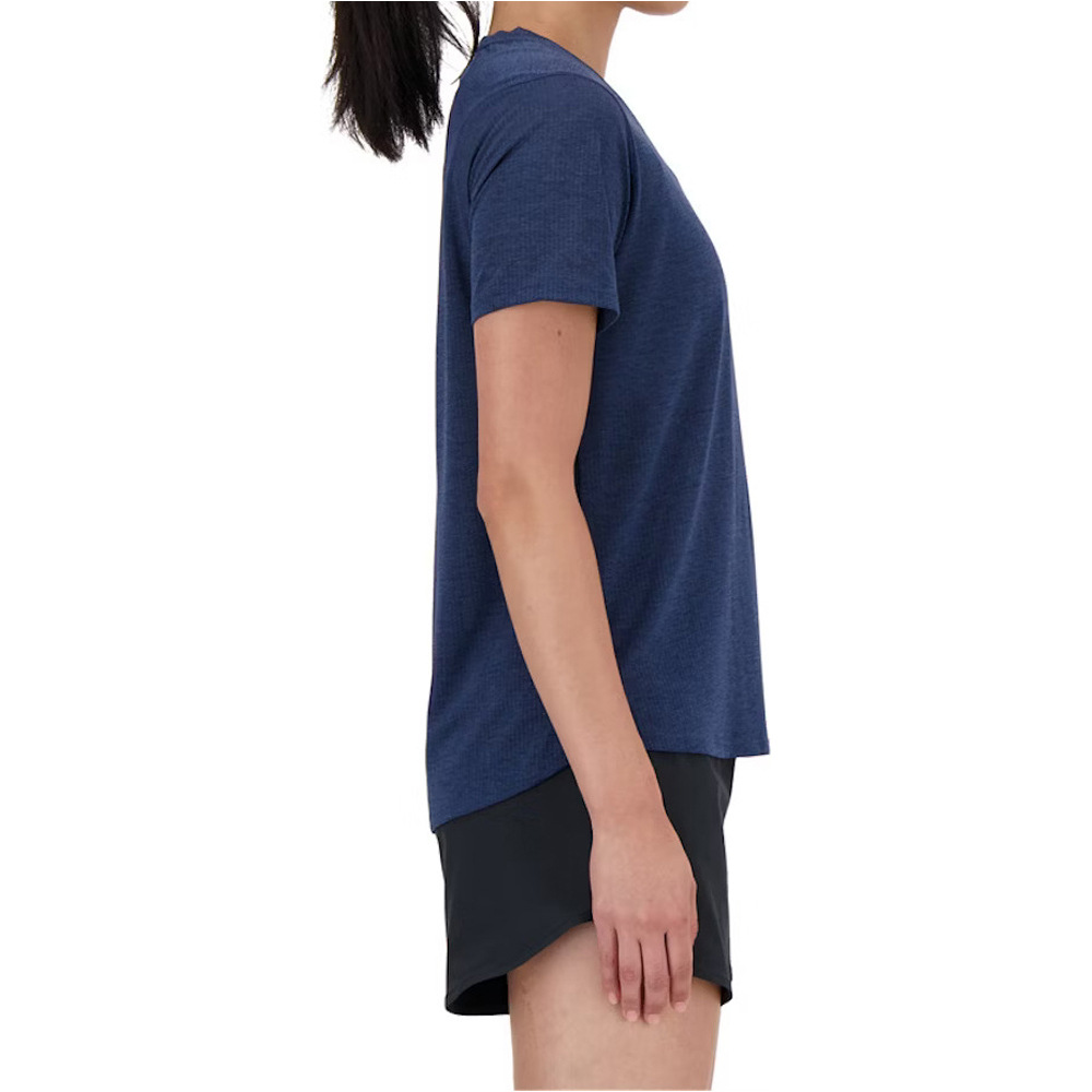 New Balance camiseta entrenamiento manga corta mujer NB Athletics Short Sleeve vista detalle